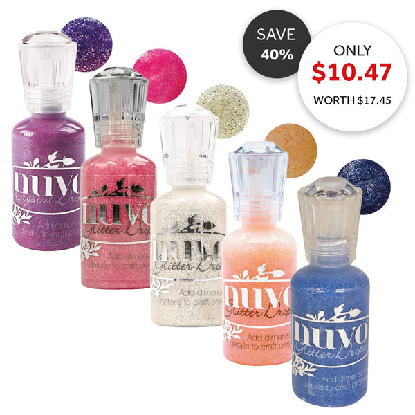 Nuvo Glitter Drops Bundle - Enchanted Bouquet