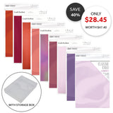 Load image into Gallery viewer, Craft Perfect Mixed Cardstock Bundle - Red, Pinks &amp; Purples