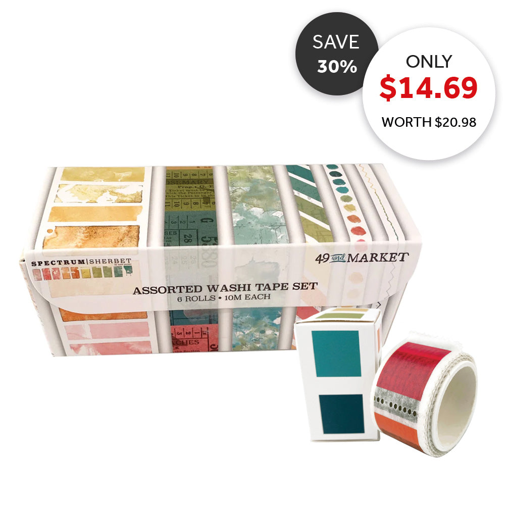 49 and Market - Spectrum Sherbet Washi Tape Collection