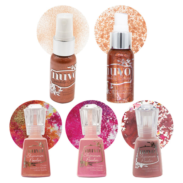 Nuvo Shimmer Powder & Sparkle Spray Bundle - Euphoria Collection