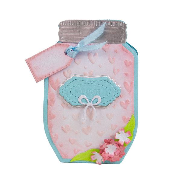 Cherished Moments Mason Jar Treat Bag Die Set