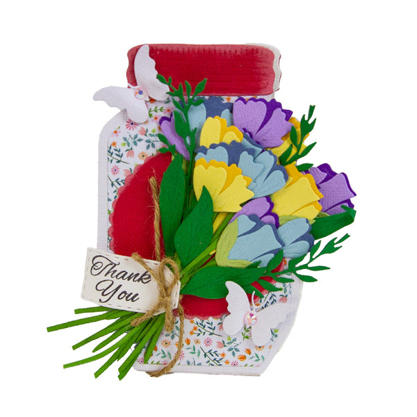 Cherished Moments Mason Jar Treat Bag Die Set