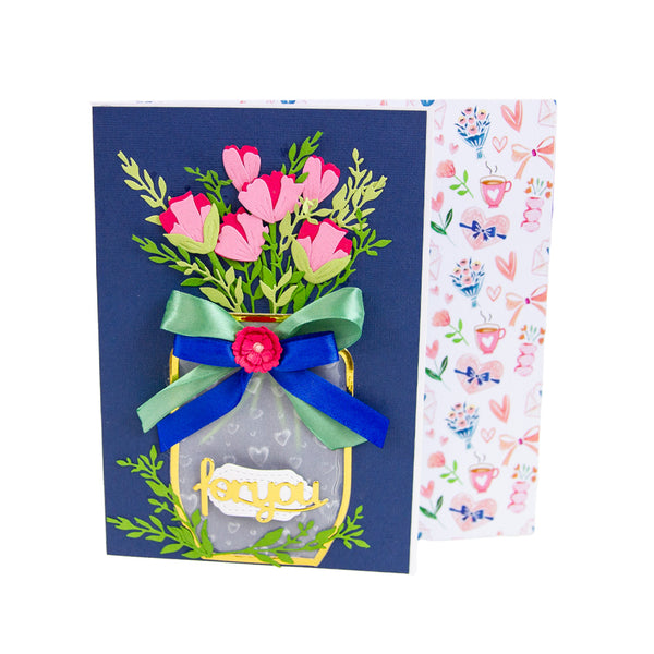 Cherished Moments Mason Jar Treat Bag Die Set