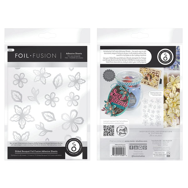 Craft Perfect Adhesives Gilded Bouquet Foil Fusion Adhesive Sheets - 5580e