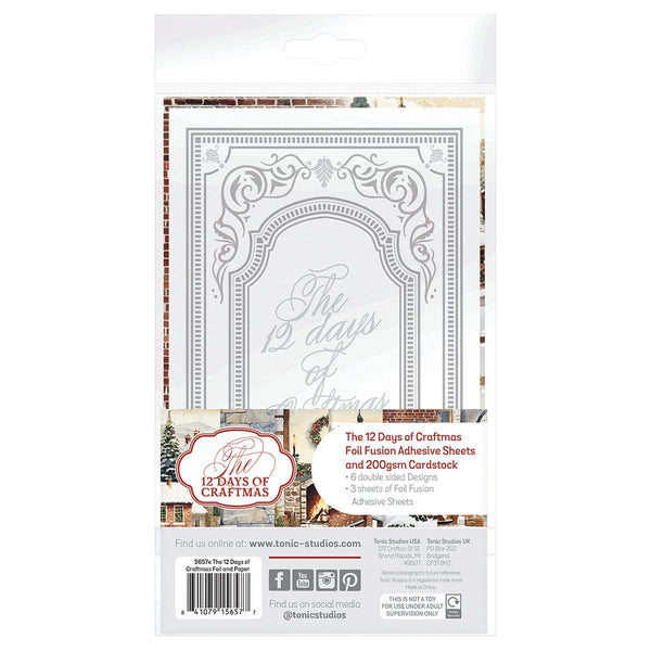 Craft Perfect bundle The 12 Days of Craftmas - Decorative Card and Foil Fusion Refill Set -5657e