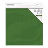 Load image into Gallery viewer, Craft Perfect Classic Card Craft Perfect - Classic Card - Fern Green - Weave Textured - 12&quot; x 12&quot; (5/Pk) - 9158e