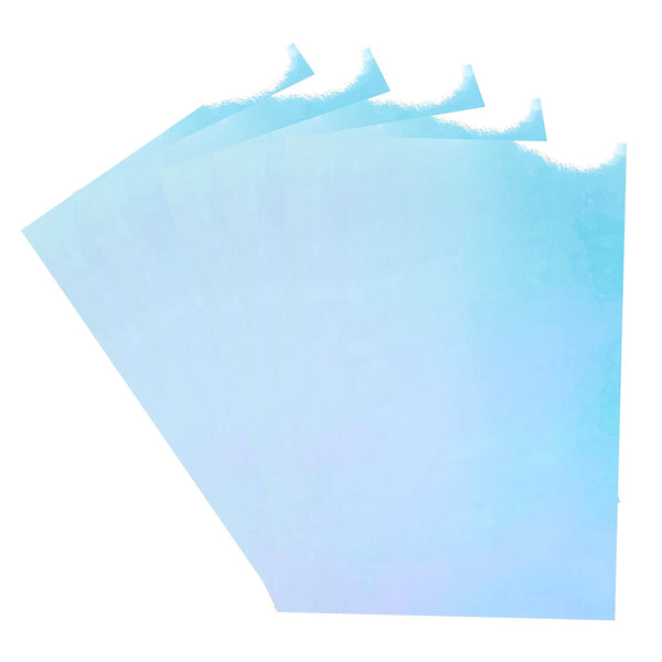 Craft Perfect Iridescent Mirror Card Craft Perfect - High Gloss Iridescent Mirror Card - Bejeweled Blue - A4 (5/PK) - 8720E