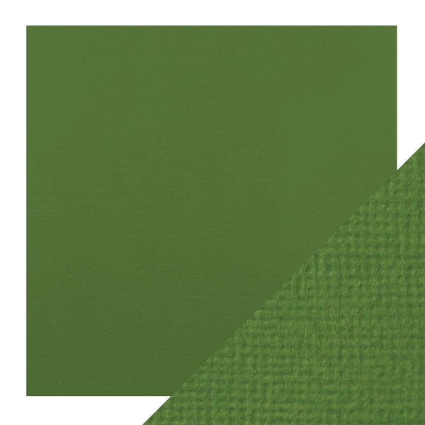 Craft Perfect New Classic Card Craft Perfect - Classic Card - Fern Green - Weave Textured - 12" x 12" (5/Pk) - 9158e