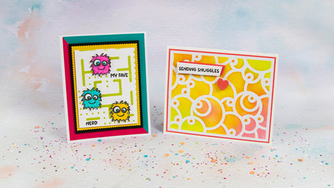 Geo Buddies Die, Stamp & Stencil Collection - DB145