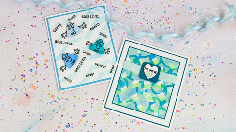 Geo Buddies Die, Stamp & Stencil Collection - DB145