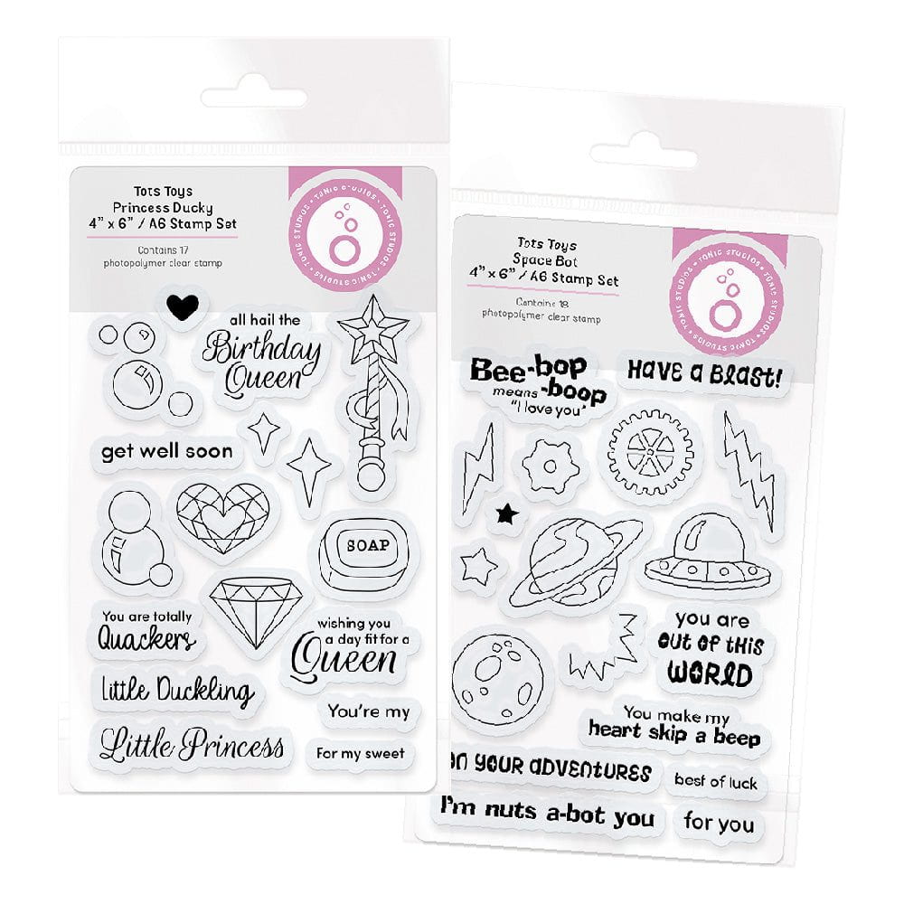 Tonic Studios - Princess & Space Tots Toys Stamp Set Collection