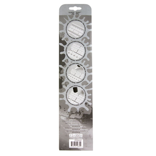 Tim Holtz Tools Tim Holtz - 12" x 2" Media Ruler - 4634e