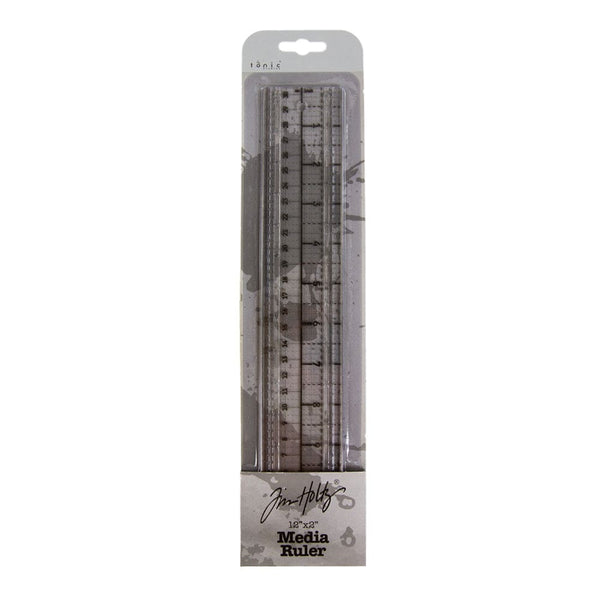 Tim Holtz Tools Tim Holtz - 12" x 2" Media Ruler - 4634e