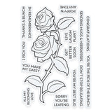 Load image into Gallery viewer, Tonic Studios bundle Floral Finestra 4&quot;x6&quot;/A6 Stamp Set - 5746e