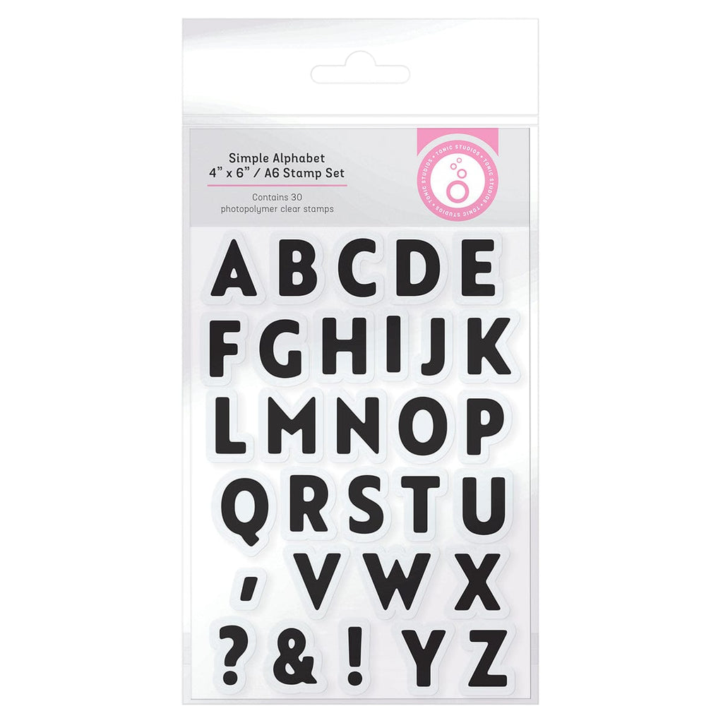 Tonic Studios bundle Simple Alphabet 4