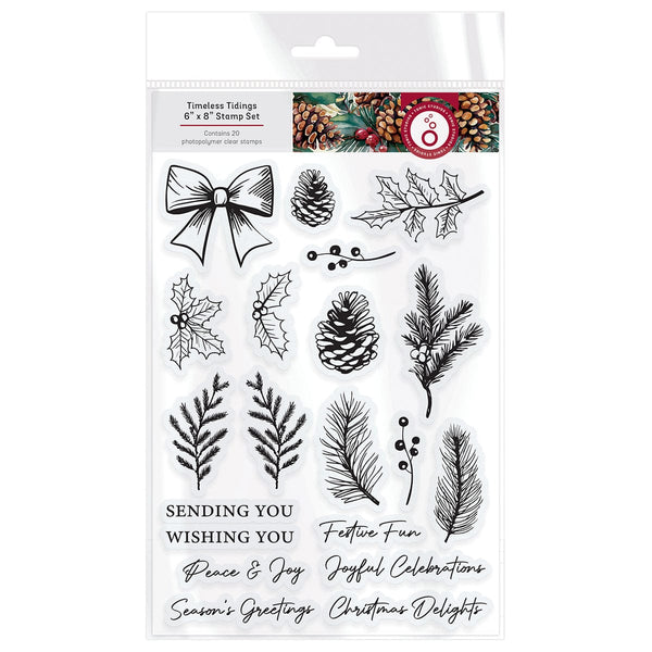 Tonic Studios bundle Timeless Tidings Stamp Set - 5531e