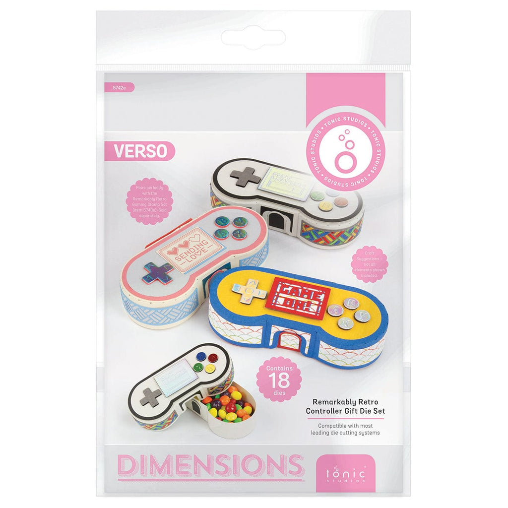 Tonic Studios Designers Choice Remarkably Retro Controller Gift Die Set - 5742e