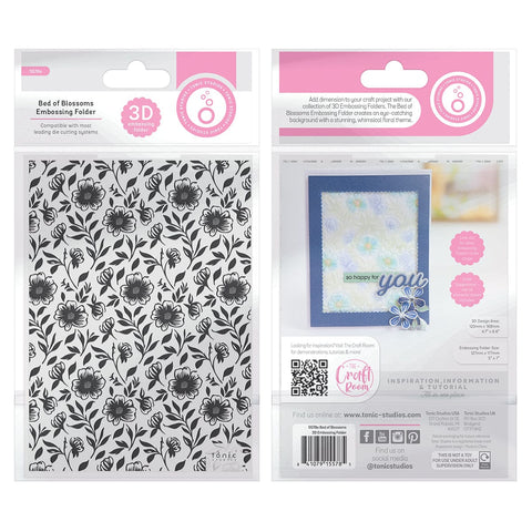 Tonic Studios Die Cutting 3D Embossing Folder Collection - DB129