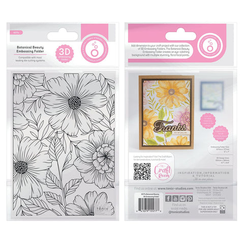 Tonic Studios Die Cutting 3D Embossing Folder Collection - DB129