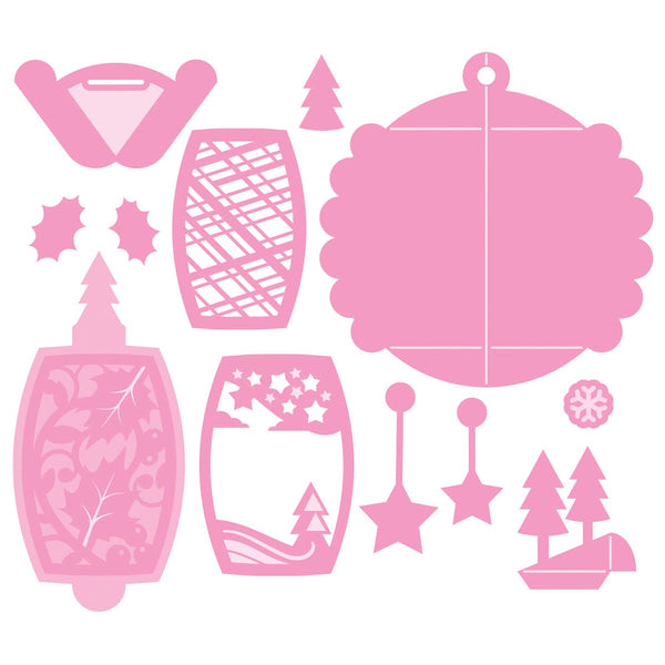 Tonic Studios Die Cutting Festive Frames & Baubles Die Set - CREATE12