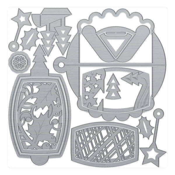 Tonic Studios Die Cutting Festive Frames & Baubles Die Set - CREATE12