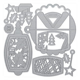 Load image into Gallery viewer, Tonic Studios Die Cutting Festive Frames &amp; Baubles Die Set - CREATE12