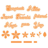 Load image into Gallery viewer, Tonic Studios Die Cutting Foliage and Simple Sentiments Die Set - 5579e