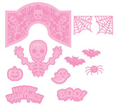 Load image into Gallery viewer, Tonic Studios Die Cutting Happy Hauntings Embellishment Die Set -5647e