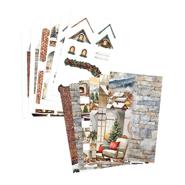 Tonic Studios Die Cutting The 12 Days of Craftmas Book Nook Set - 5655e