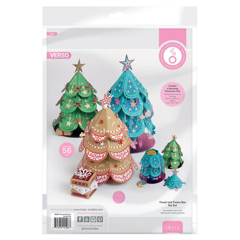 Tinsel and Treats Box Die Set - 5503e – Tonic Studios USA