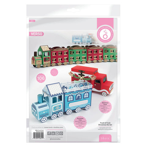 Tonic Studios Die Cutting Tonic Studios - Truck & Track Christmas Die Set - 5651e