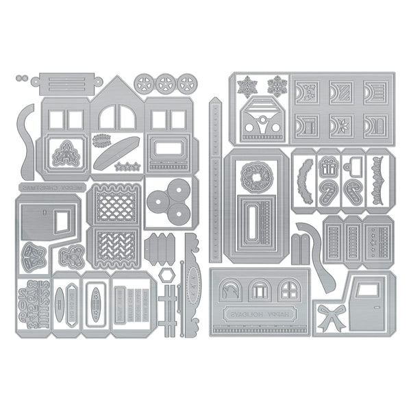 Tonic Studios Die Cutting Tonic Studios - Truck & Track Christmas Die Set - 5651e