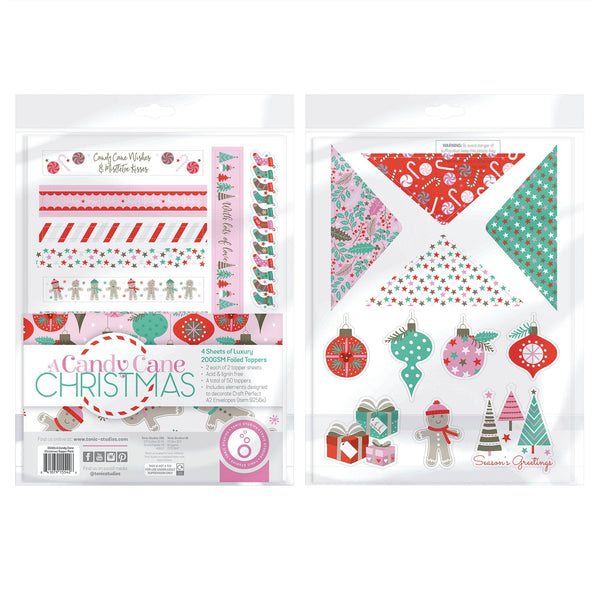 Tonic Studios Dimensions A Candy Cane Christmas Topper Set - 5542e