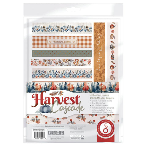 Tonic Studios Dimensions Harvest Cascade Give Thanks Topper Set - 5552e