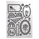 Load image into Gallery viewer, Tonic Studios Embossing Folder Spring Has Sprung - Fancy Frame 3D Embossing Folder - 5762e