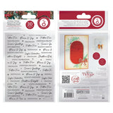 Load image into Gallery viewer, Tonic Studios Essentials Timeless Tidings Season&#39;s Greetings 3d Embossing Folder - 5527e