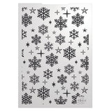 Load image into Gallery viewer, Tonic Studios Essentials Winter&#39;s Veil Midnight Flurry 3d Embossing Folder - 5568e