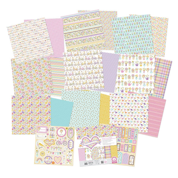 Tonic Studios Printed Papers Spring Has Sprung - 12" x 12" Patterned Paper Pad - 5758e