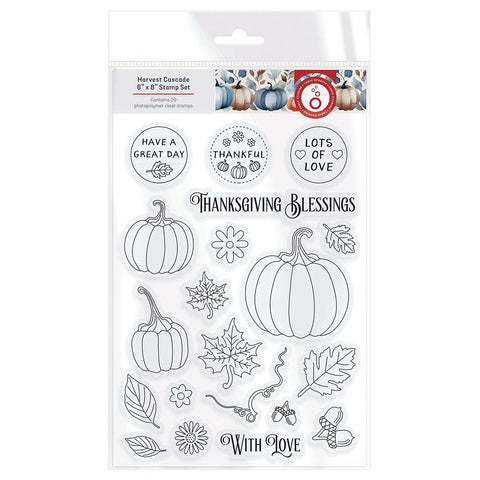 Tonic Studios Stamps Harvest Cascade Stamp Set - 5550e