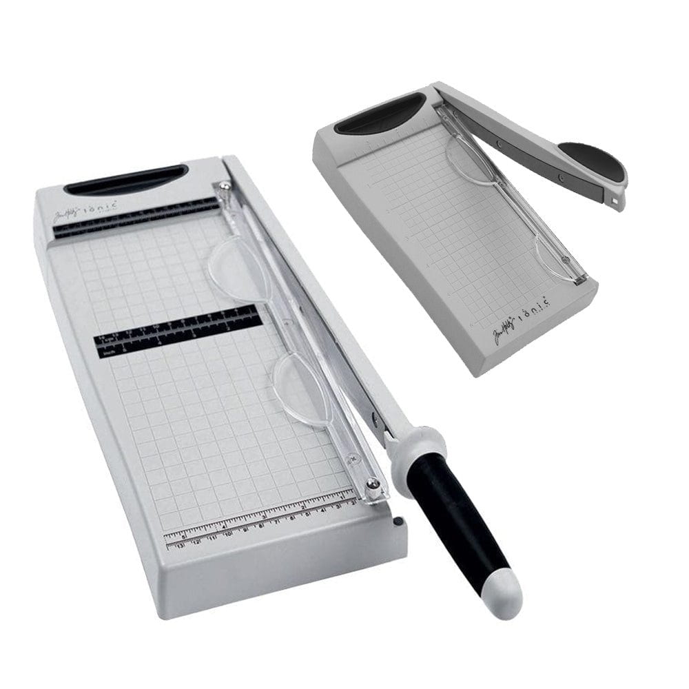 Portable Paper Cutter with Finger Guard, Black