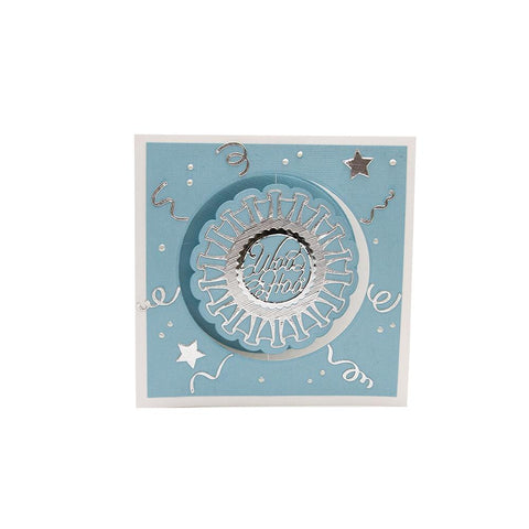 Ribbon Rosette Die & Stamp Set