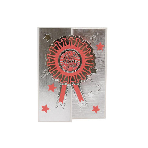 Ribbon Rosette Die & Stamp Set