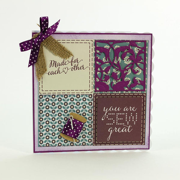 Tonic Studios - Tangled Vines Patchwork Die Set  - 4424E