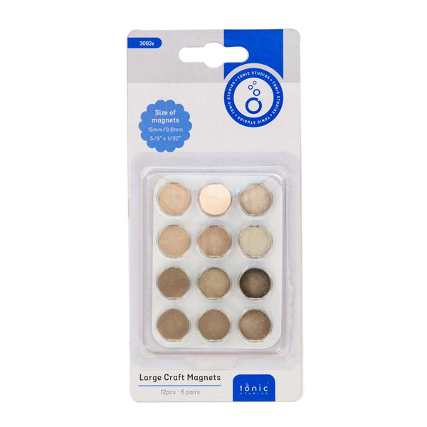 Tonic - Craft Magnets - Large 15mm (12/PK) - 3062e