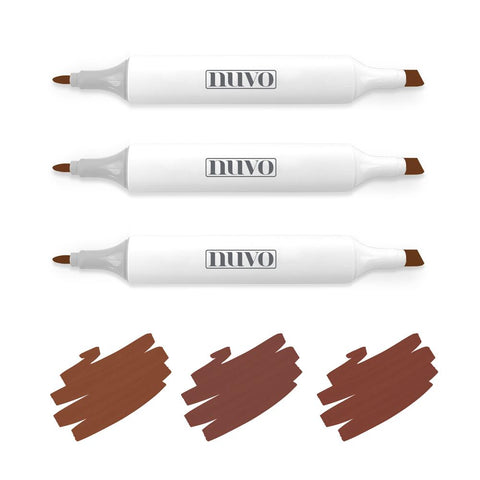 Natural Browns Alcohol Marker Pen Collection, 3 pack - Nuvo – Tonic Studios  USA