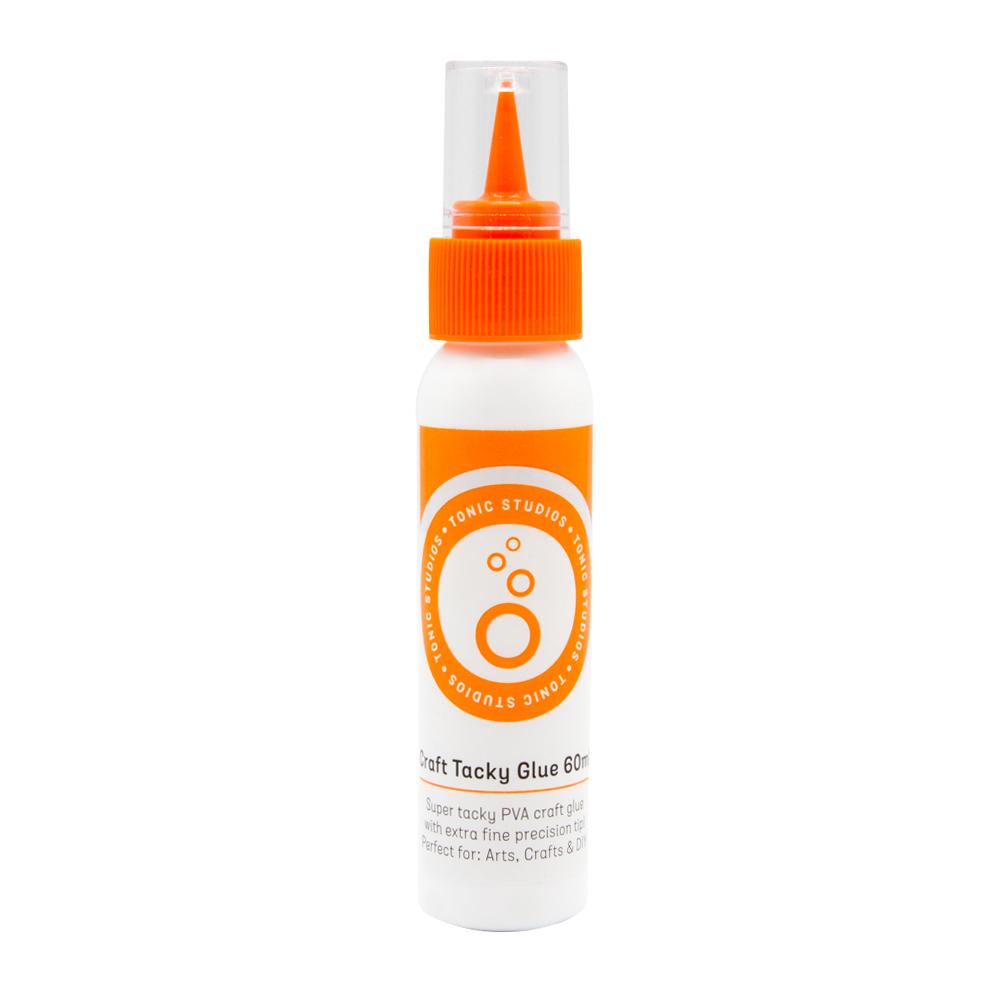  Craft Glue 2oz & Precision Tips, Craft Glue Quick Dry Clear,  Strong Tacky Glue, Craft Glue Bottles