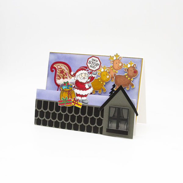 Santa's Sleigh Die & Stamp Set