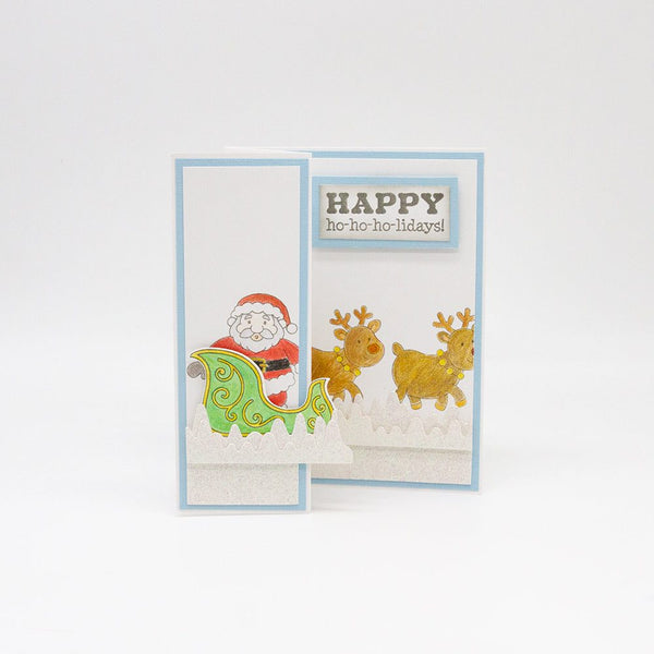 Santa's Sleigh Die & Stamp Set