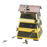 Load image into Gallery viewer, Buzzing Beehive House Gift Box Die Set