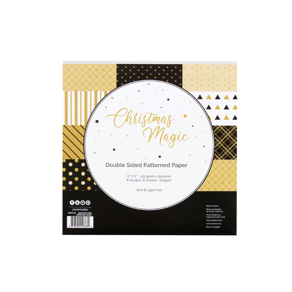 Craft Perfect 6x6 Card Pack Bundle - Christmas Magic & Coral Skies